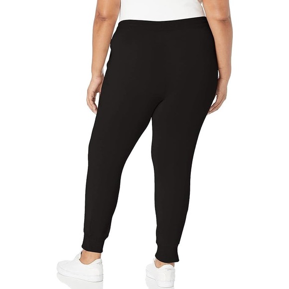 Women's Fleece Jogger Sweatpant, Black, XX-Large - Picture 2 of 8